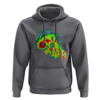 Hurricane Helene Hoodie Meteorologist Weather Radar Image Storm Chasing