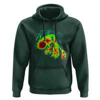 Hurricane Helene Hoodie Meteorologist Weather Radar Image Storm Chasing