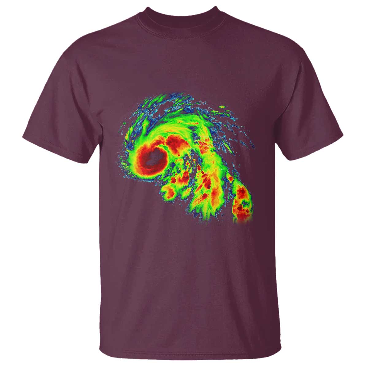 Hurricane Helene T Shirt Meteorologist Weather Radar Image Storm Chasing - Wonder Print Shop