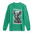 Saint Michael Protect Us In Battle Long Sleeve Shirt American Flag Catholic Christian Faith - Wonder Print Shop