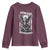 Saint Michael Protect Us In Battle Youth Sweatshirt American Flag Catholic Christian Faith - Wonder Print Shop