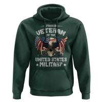 Proud Veteran Of The Military Hoodie Veteran's Day Eagle American Flag - Wonder Print Shop