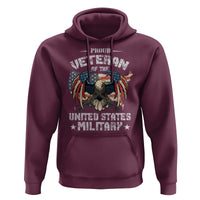 Proud Veteran Of The Military Hoodie Veteran's Day Eagle American Flag - Wonder Print Shop