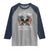 Proud Veteran Of The Military Raglan Shirt Veteran's Day Eagle American Flag - Wonder Print Shop