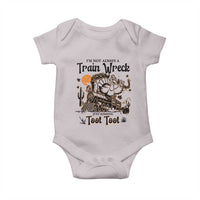 I Am Not Always A Train Wreck Just Kidding Toot Toot Baby Onesie Funny Thanksgiving Turkey - Wonder Print Shop