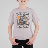 I Am Not Always A Train Wreck Just Kidding Toot Toot T Shirt For Kid Funny Thanksgiving Turkey - Wonder Print Shop