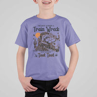 I Am Not Always A Train Wreck Just Kidding Toot Toot T Shirt For Kid Funny Thanksgiving Turkey - Wonder Print Shop