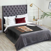 Tis The Season Fall Thanksgiving Throw Blanket American Football Pumpkin Postage Stamps - Wonder Print Shop