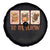 Tis The Season Fall Thanksgiving Spare Tire Cover American Football Pumpkin Postage Stamps - Wonder Print Shop
