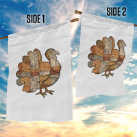 Thanksgiving Vintage Patchwork Gobble Turkey Garden Flag - Wonder Print Shop