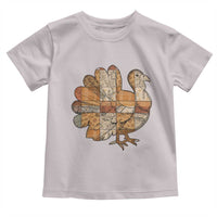 Thanksgiving Vintage Patchwork Gobble Turkey Toddler T Shirt - Wonder Print Shop