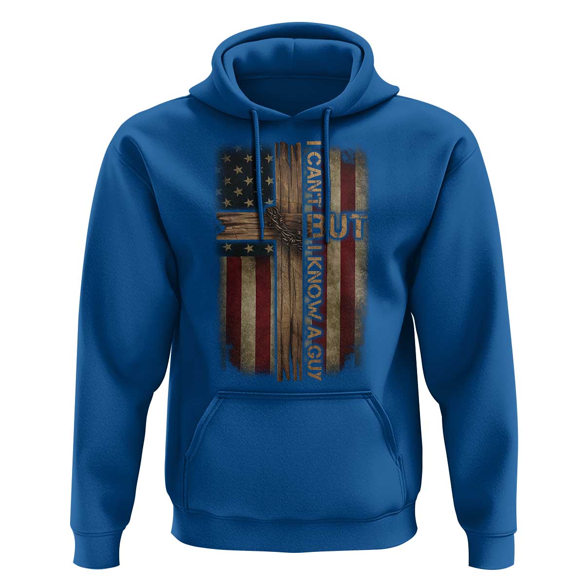 I Cant But I Know A Guy Hoodie Funny Christian Jesus Cross - Wonder Print Shop