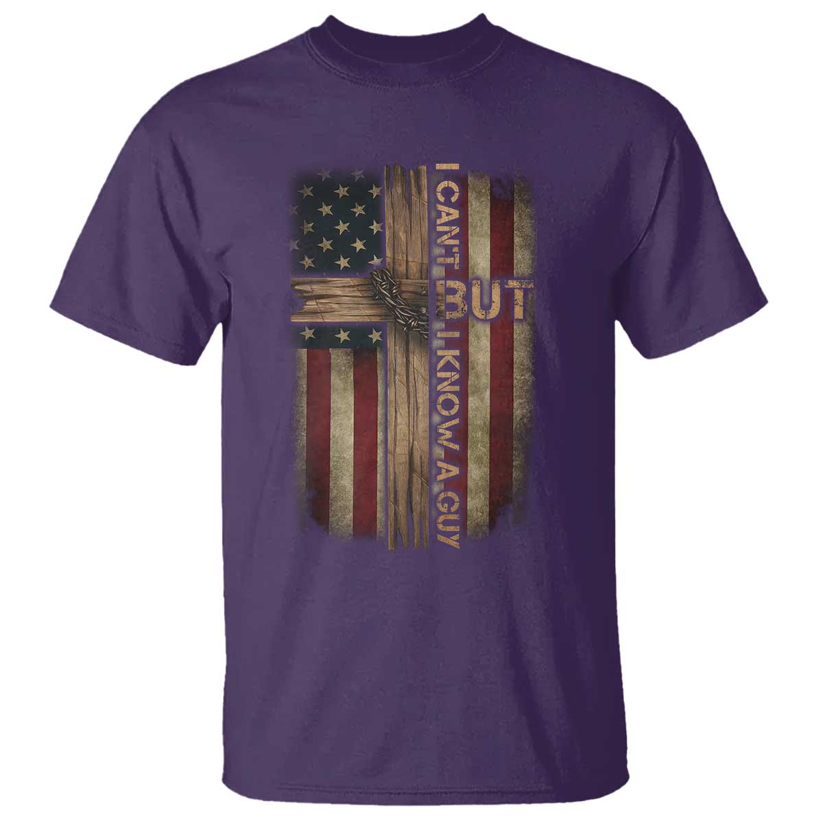 I Cant But I Know A Guy T Shirt Funny Christian Jesus Cross - Wonder Print Shop