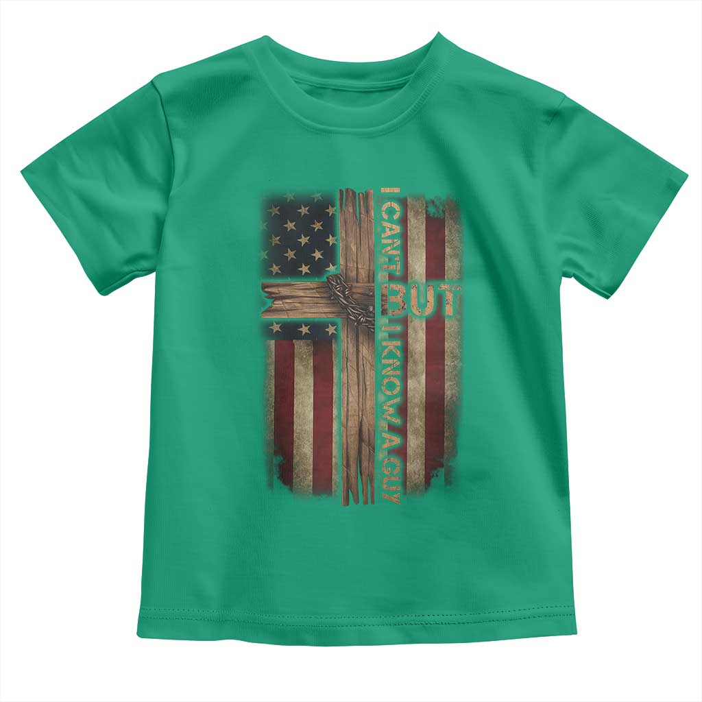 I Cant But I Know A Guy Toddler T Shirt Funny Christian Jesus Cross - Wonder Print Shop