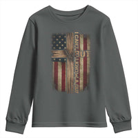 I Cant But I Know A Guy Youth Sweatshirt Funny Christian Jesus Cross - Wonder Print Shop