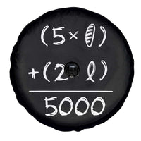 2 Fishes 5 Loaves Jesus Feeds The 5000 Christian Bible Verses Spare Tire Cover - Wonder Print Shop