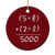 2 Fishes 5 Loaves Jesus Feeds The 5000 Christian Bible Verses Ceramic Ornament - Wonder Print Shop