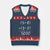 2 Fishes 5 Loaves Jesus Feeds The 5000 Christian Bible Verses V-Neck Knit Sweater Vest - Wonder Print Shop