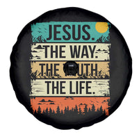 Jesus The Way The Truth The Life Spare Tire Cover Blessed Christians - Wonder Print Shop