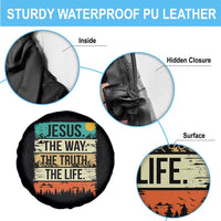 Jesus The Way The Truth The Life Spare Tire Cover Blessed Christians - Wonder Print Shop