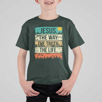 Jesus The Way The Truth The Life T Shirt For Kid Blessed Christians - Wonder Print Shop