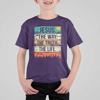 Jesus The Way The Truth The Life T Shirt For Kid Blessed Christians - Wonder Print Shop