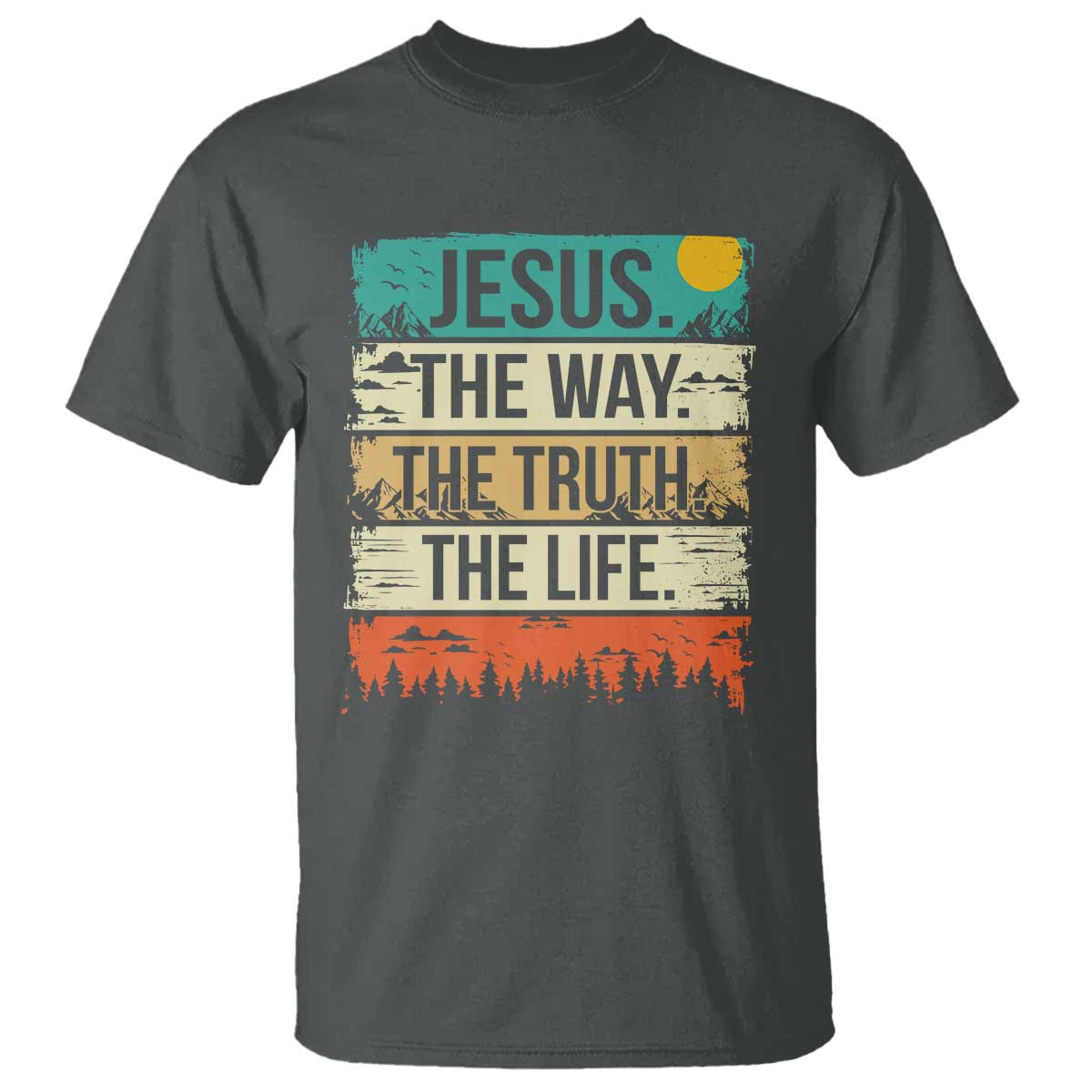 Jesus The Way The Truth The Life T Shirt Blessed Christians - Wonder Print Shop