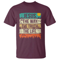 Jesus The Way The Truth The Life T Shirt Blessed Christians - Wonder Print Shop
