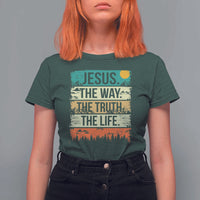 Jesus The Way The Truth The Life T Shirt For Women Blessed Christians - Wonder Print Shop
