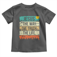 Jesus The Way The Truth The Life Toddler T Shirt Blessed Christians - Wonder Print Shop