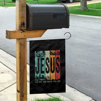 Jesus The Way The Truth The Life Garden Flag Christian Worship - Wonder Print Shop