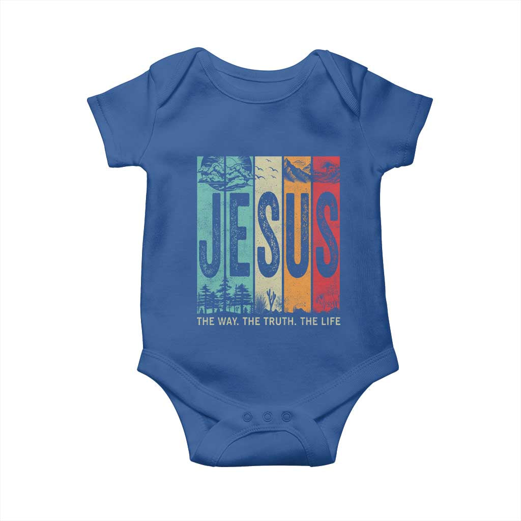 Jesus The Way The Truth The Life Baby Onesie Christian Worship - Wonder Print Shop