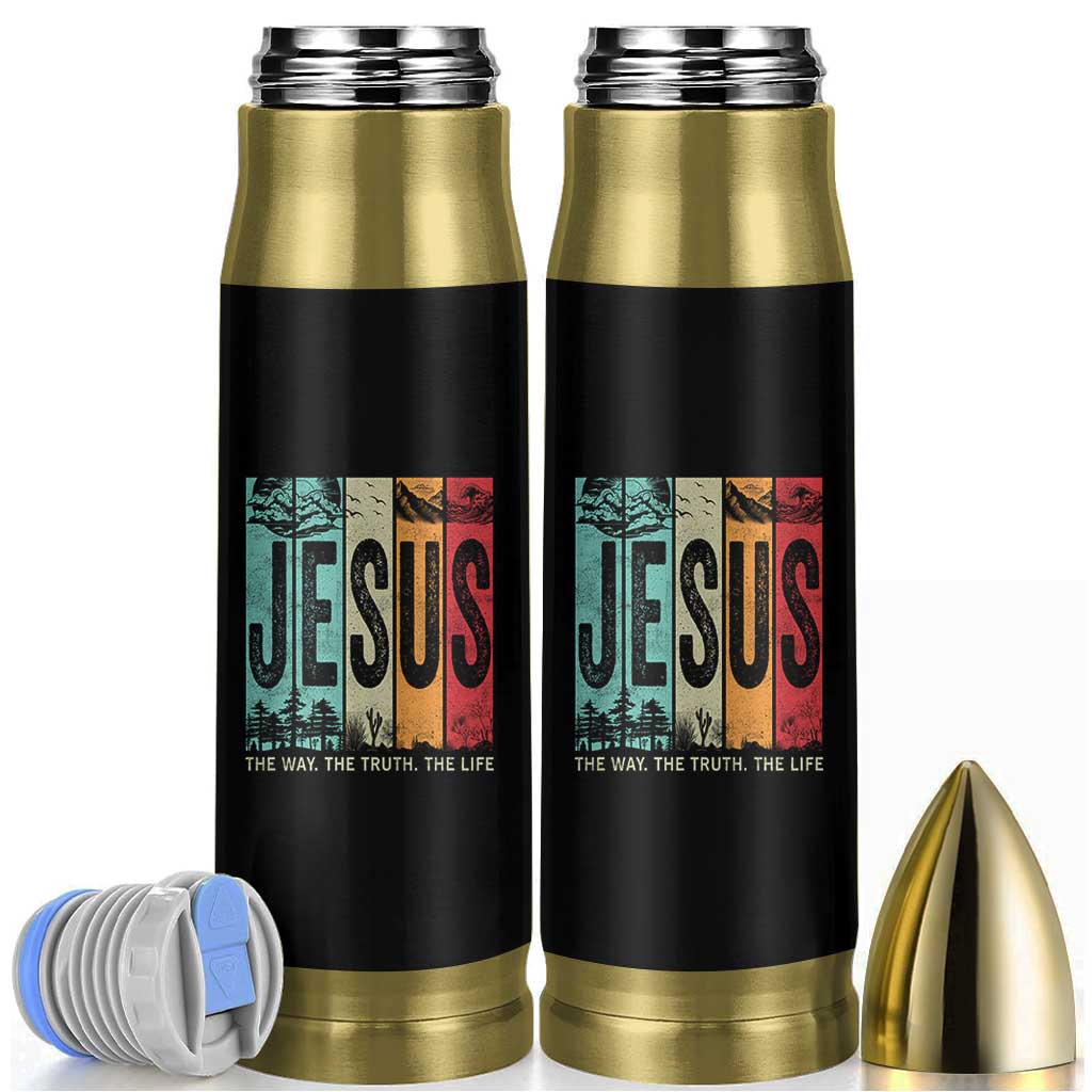 Jesus The Way The Truth The Life Bullet Tumbler Christian Worship - Wonder Print Shop