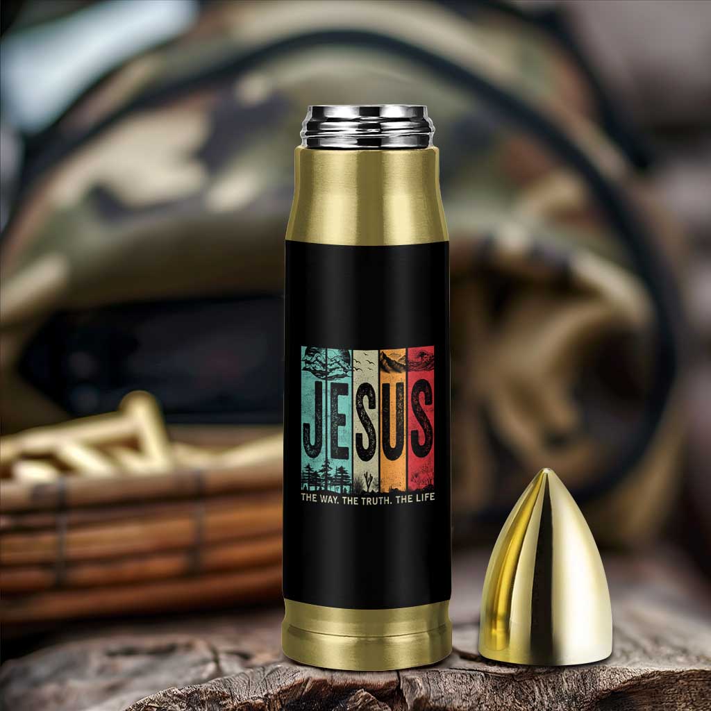 Jesus The Way The Truth The Life Bullet Tumbler Christian Worship - Wonder Print Shop