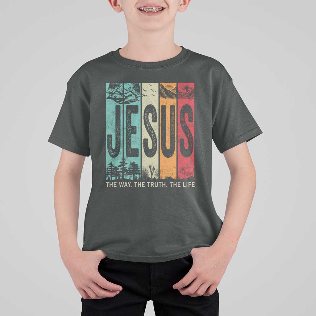 Jesus The Way The Truth The Life T Shirt For Kid Christian Worship - Wonder Print Shop