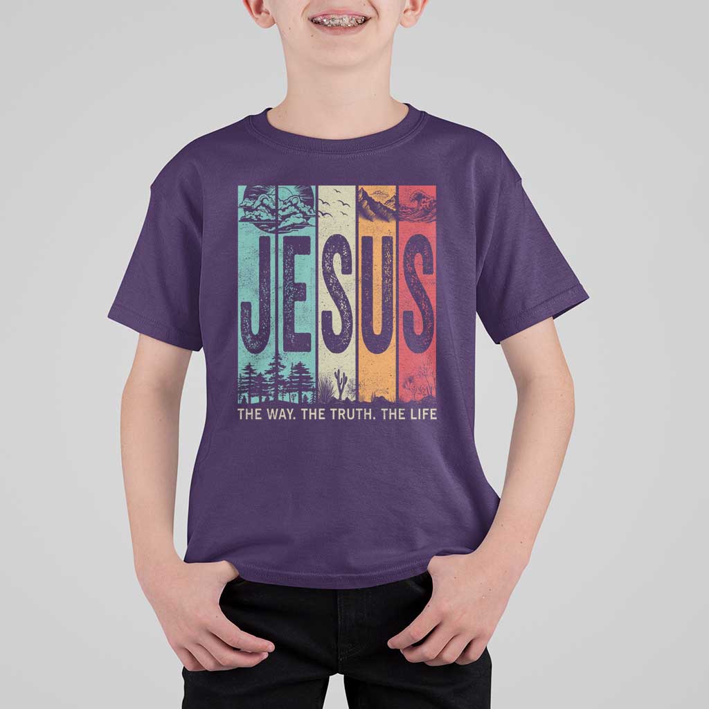 Jesus The Way The Truth The Life T Shirt For Kid Christian Worship - Wonder Print Shop