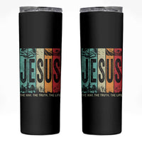 Jesus The Way The Truth The Life Skinny Tumbler Christian Worship - Wonder Print Shop