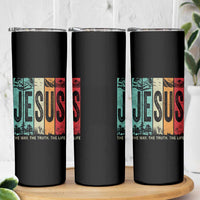 Jesus The Way The Truth The Life Skinny Tumbler Christian Worship - Wonder Print Shop