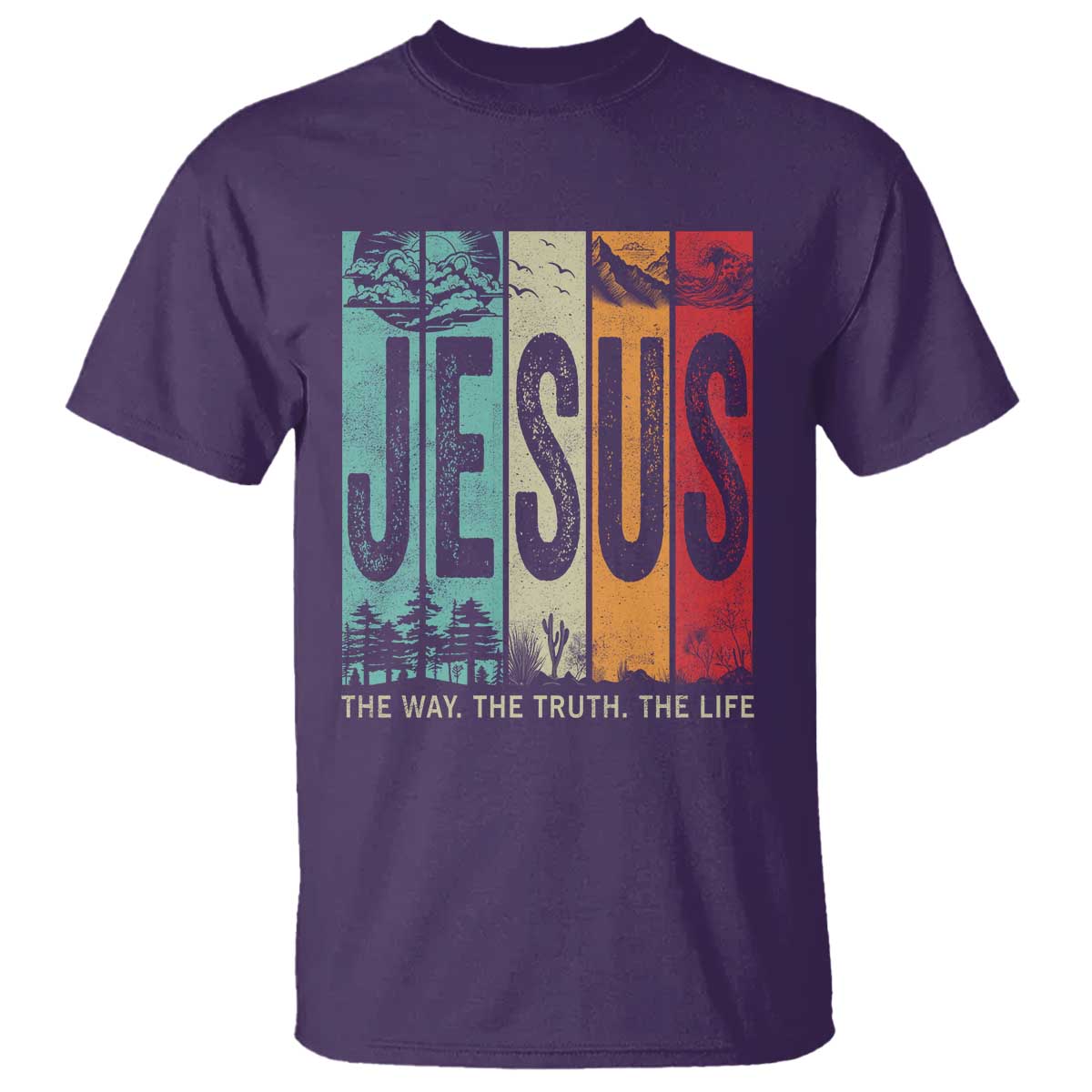 Jesus The Way The Truth The Life T Shirt Christian Worship - Wonder Print Shop