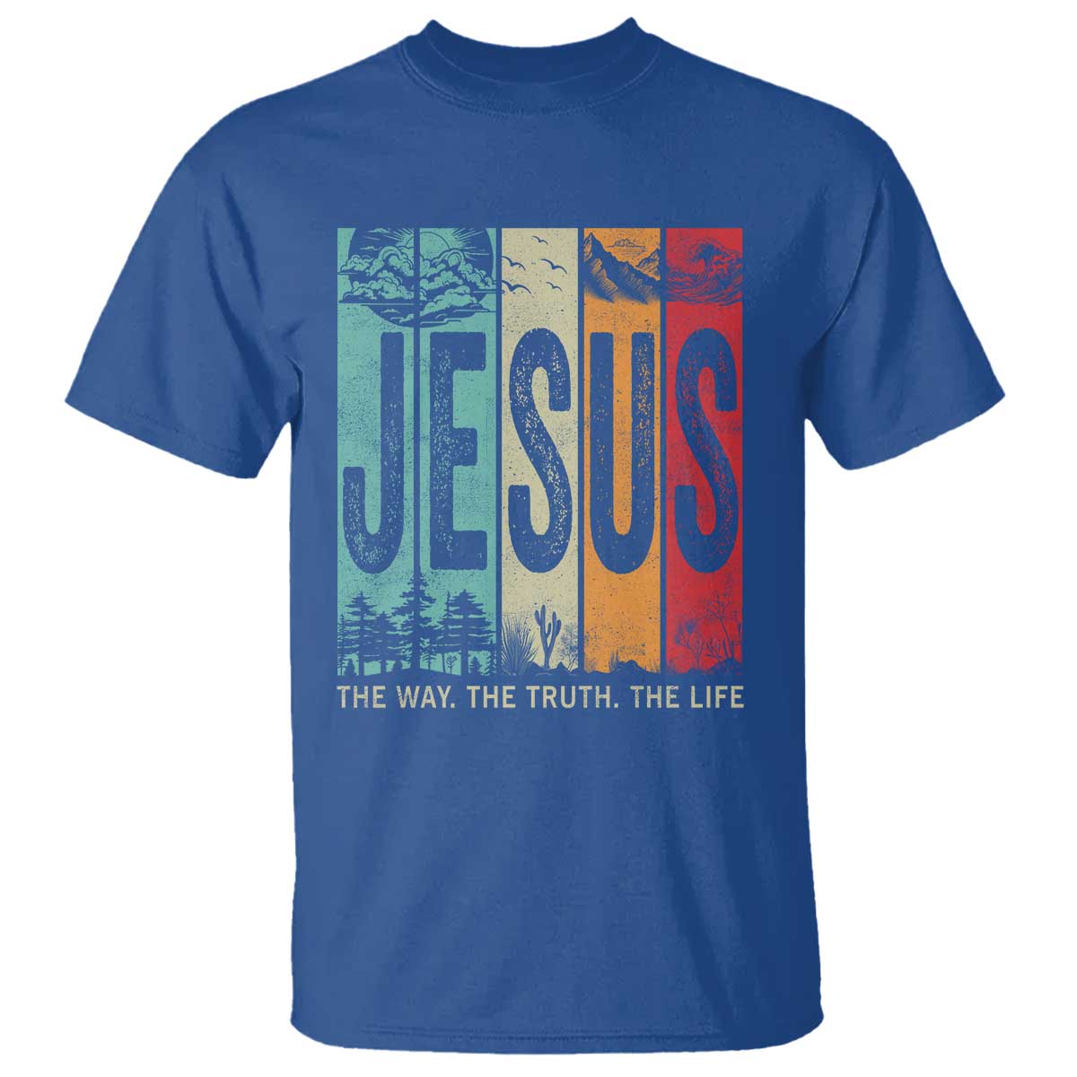 Jesus The Way The Truth The Life T Shirt Christian Worship - Wonder Print Shop