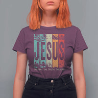 Jesus The Way The Truth The Life T Shirt For Women Christian Worship - Wonder Print Shop