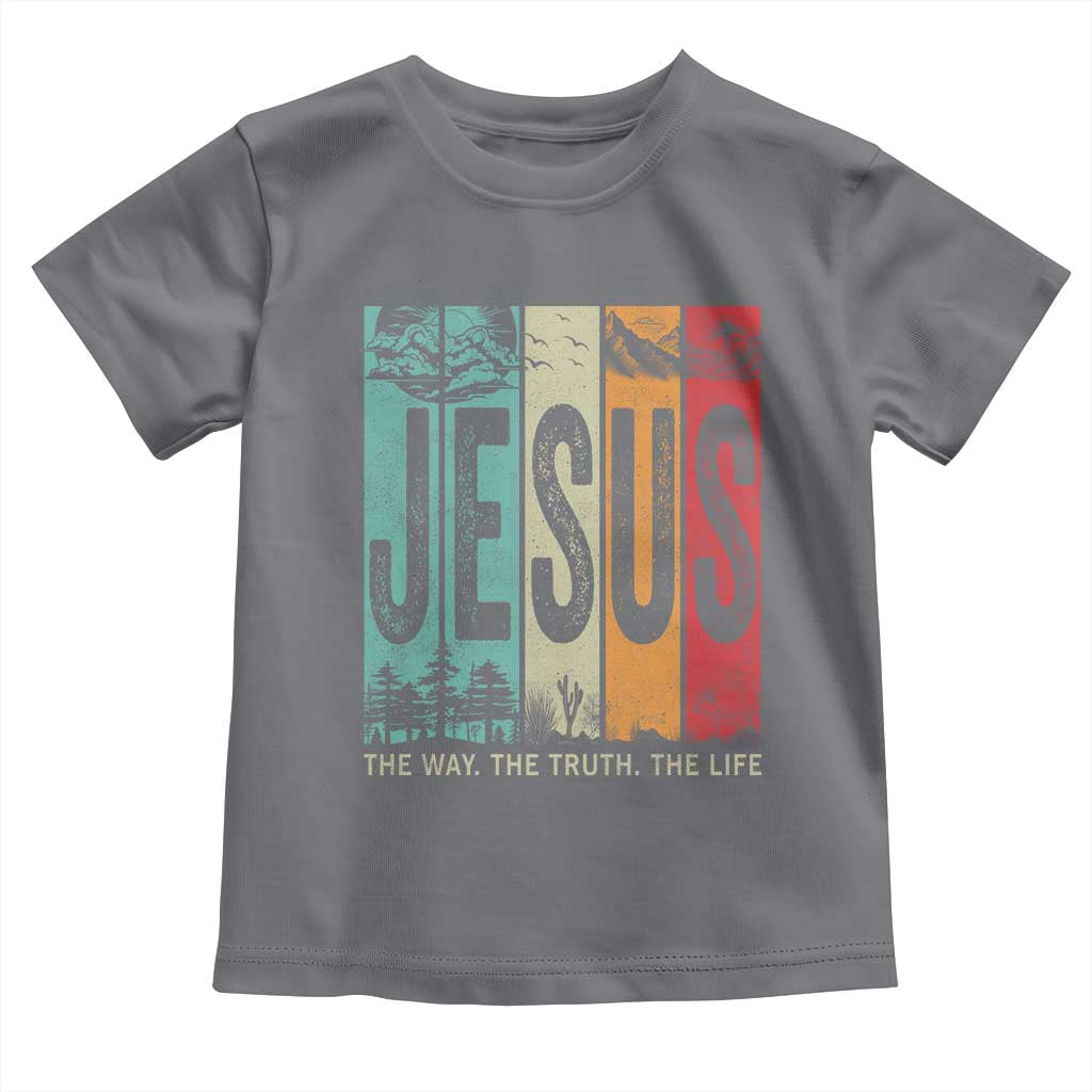 Jesus The Way The Truth The Life Toddler T Shirt Christian Worship - Wonder Print Shop