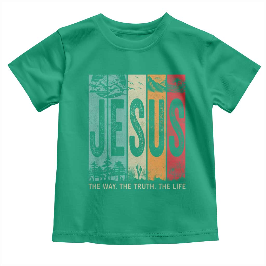 Jesus The Way The Truth The Life Toddler T Shirt Christian Worship - Wonder Print Shop