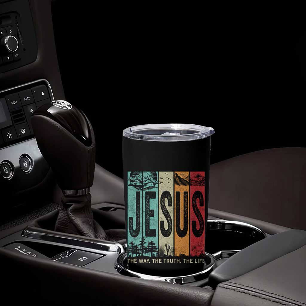 Jesus The Way The Truth The Life Tumbler Cup Christian Worship - Wonder Print Shop