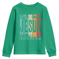 Jesus The Way The Truth The Life Youth Sweatshirt Christian Worship - Wonder Print Shop