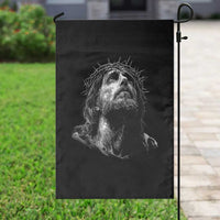 Jesus Christ Religious Christian Faith Crown Of Thorns Garden Flag - Wonder Print Shop