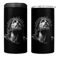 Jesus Christ Religious Christian Faith Crown Of Thorns 4 in 1 Can Cooler Tumbler - Wonder Print Shop
