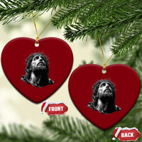 Jesus Christ Religious Christian Faith Crown Of Thorns Ceramic Ornament - Wonder Print Shop