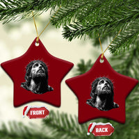 Jesus Christ Religious Christian Faith Crown Of Thorns Ceramic Ornament - Wonder Print Shop