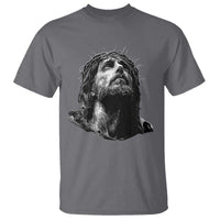 Jesus Christ Religious Christian Faith Crown Of Thorns T Shirt - Wonder Print Shop